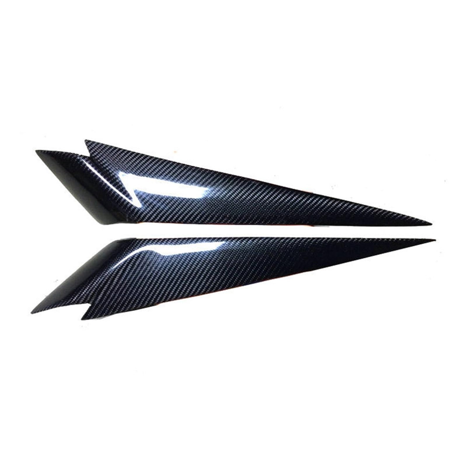 KMLONG Auto Scheinwerfer Augenlid Augenbraue Fit for BMW X1 E84 2009-2015 Trim ABS Augenbrauen Aufkleber Trim Auto Außen zubehör Autoscheinwerfer-Stirn(Carbon Fiber) von KMLONG