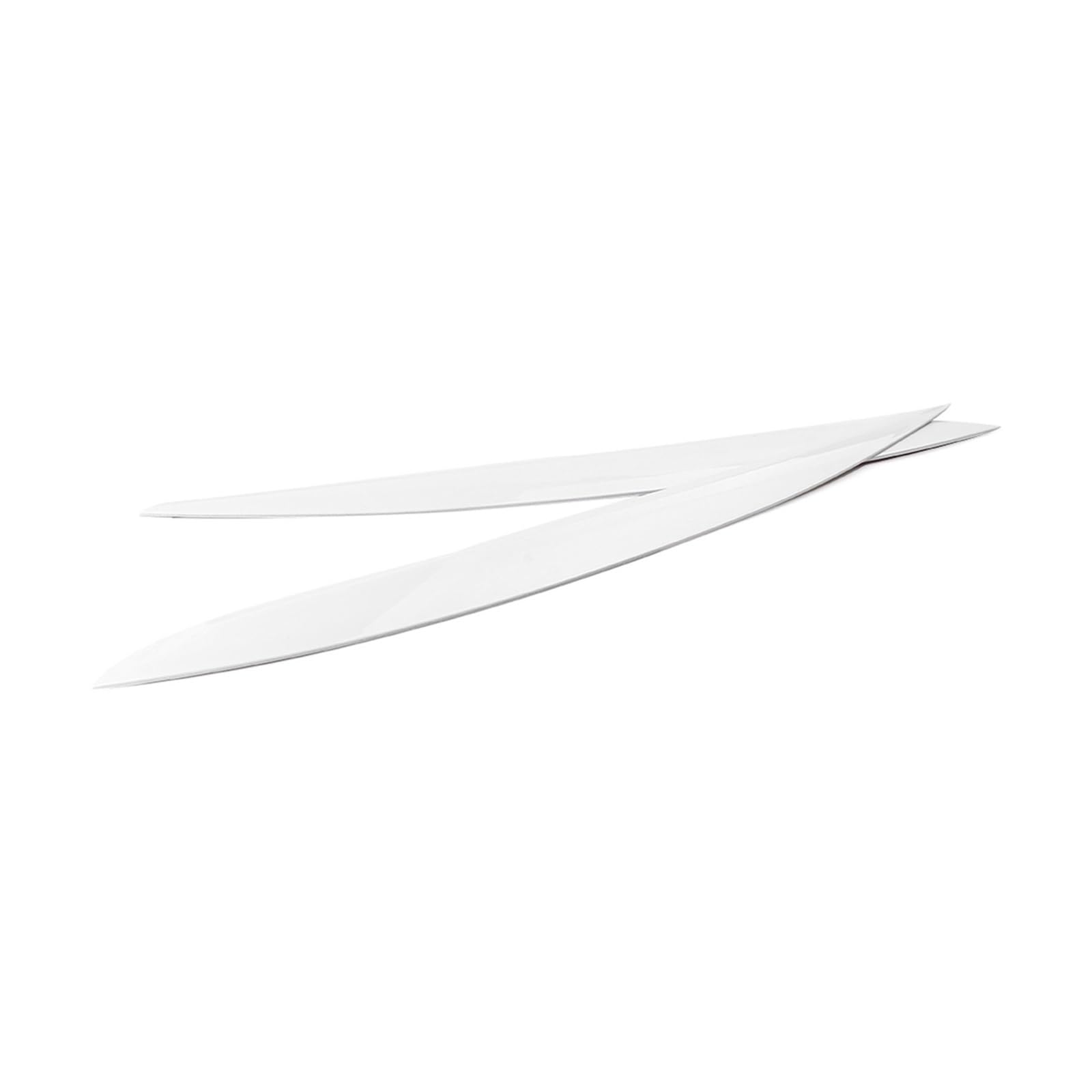 KMLONG Auto-Scheinwerfer-Augenlider vorne Augenbrauen ABS-Aufkleber schneidet links rechts passend for Volkswagen Fit for VW Golf GTi TDi MK7 2014 2015 2016 Autoscheinwerferblende(White) von KMLONG