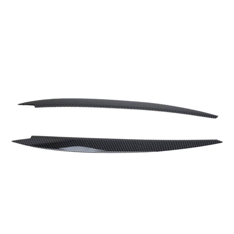 KMLONG Auto Scheinwerfer Trim Lampe Augenbraue Fit for Volkswagen Fit ForVW Golf 7 MK7 GTIKopf Licht Augenlid Abdeckung Trim Augenbrauen aufkleber Autoscheinwerferblende(Carbon Fiber) von KMLONG