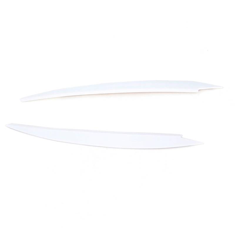 KMLONG Auto Scheinwerfer Trim Lampe Augenbraue Fit for Volkswagen Fit ForVW Golf 7 MK7 GTIKopf Licht Augenlid Abdeckung Trim Augenbrauen aufkleber Autoscheinwerferblende(White) von KMLONG