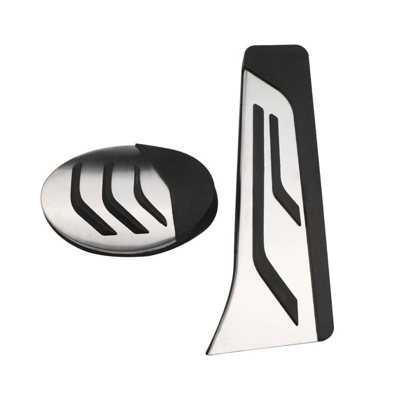 KMLONG Auto Styling Zubehör Bremspedal Fit for BMW X1 F48 X2 F39 2018 2019 2020 2021 2022 Teile AT Pedal Abdeckung Auto Pedale Fußpedalpolster(At without Rest) von KMLONG