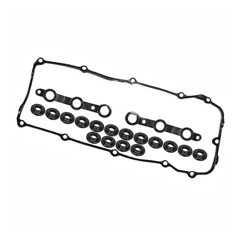 KMLONG Auto-Zylinderkopfschraubendichtung, passend for E46 320 323 325 328 330 M52 M54 11121437395 11129070990 Ventildeckeldichtung Zylinderkopf Ventildeckeldichtung von KMLONG