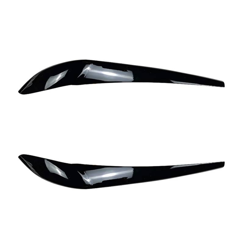 KMLONG Autoscheinwerfer Augenbrauen Aufkleber Fit Für-BMW X3 F25 X4 F26 2014-2017 Glänzend Schwarz Augenlider Abdeckung Wimpern Kopf Licht Lampe Autoscheinwerferblende von KMLONG