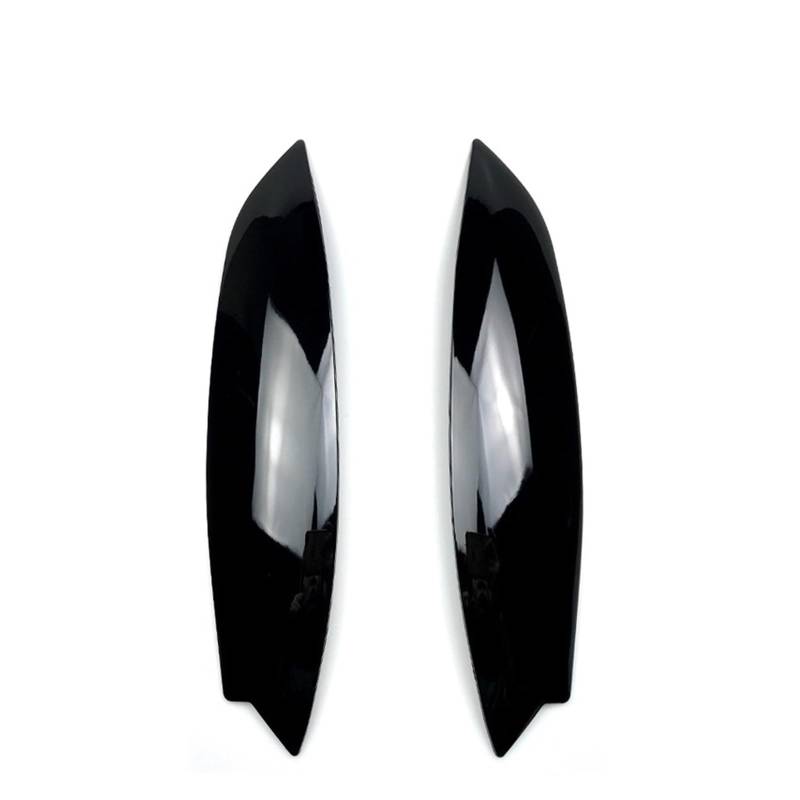 KMLONG Autoscheinwerfer Augenbrauen-Augenlider-Abdeckung, passend for VW Golf 5 MK5, passend for Volkswagen, Augenbrauen-Aufkleber, dekoratives Zubehör 2005–2007 Autoscheinwerferblende(Black) von KMLONG