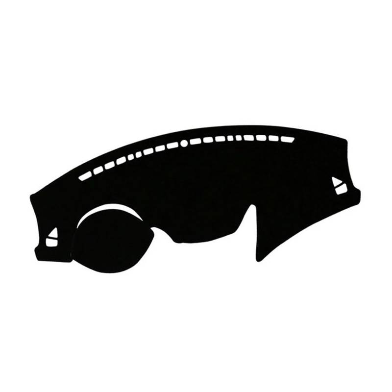 KMLONG LHD-Armaturenbrett-Abdeckung, passend for Hyundai, Veloster 2012–2017, Anti-Sun-Pad, schwarzes Zubehör, Armaturenbrettmatte Schützende Armaturenbrettmatte von KMLONG