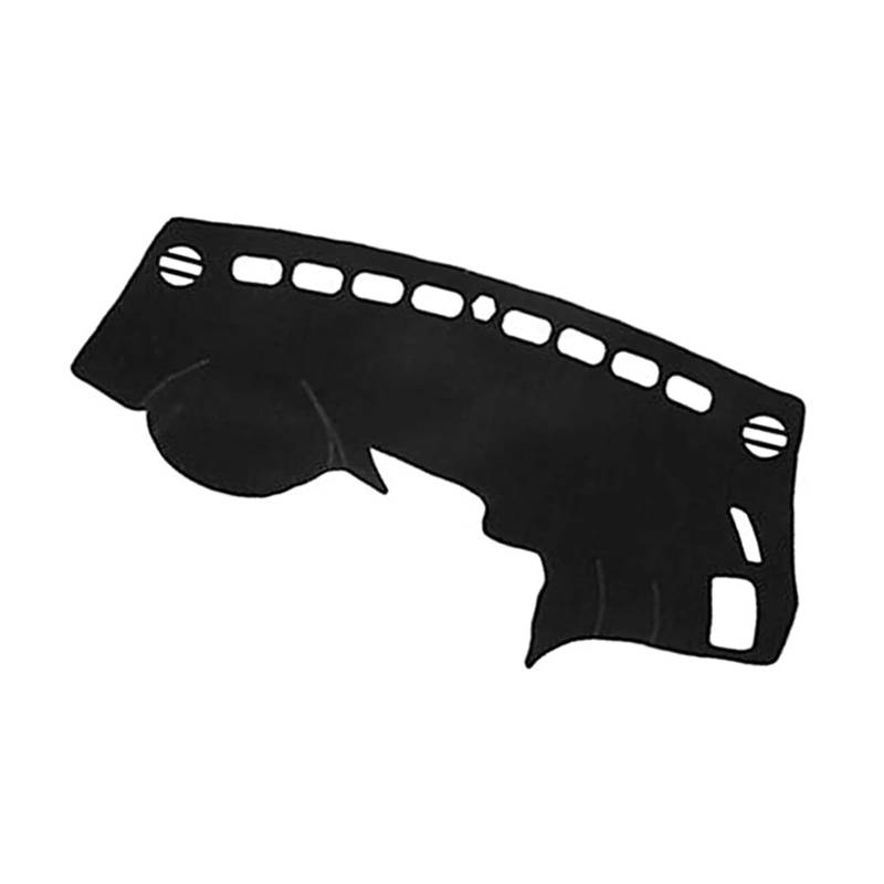 KMLONG LHD-Auto-Armaturenbrett-Abdeckung, passend for KIA, Forte Cerato 2014–2017, rutschfeste Dashmat-Armaturenbrett-Matte, Schwarz Schützende Armaturenbrettmatte von KMLONG