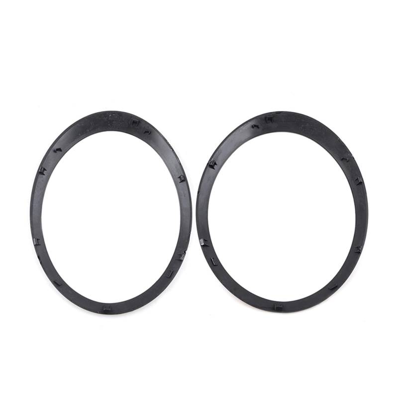 KMLONG Lampenring Augenbrauenscheinwerfer passend for Mini Cooper R-Serie R55 R56 R57 R58 Teile glänzend schwarz Autoabdeckung Aufkleber Zierleisten Rahmen vorne Autoscheinwerferblende von KMLONG
