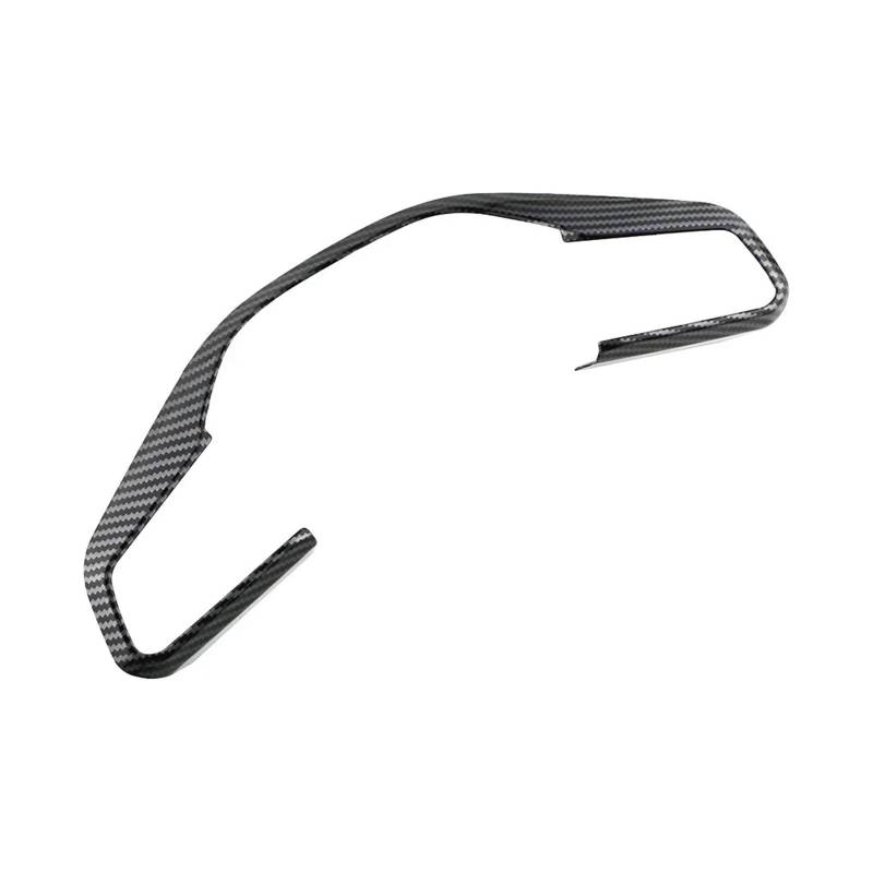 KMLONG Lenkradverkleidungs-Abdeckungs-Zieraufkleber, passend for MG4 MG 4 2022–2024, Kohlefaser-Innenraum, Auto-Lenkradknopf-Aufkleber, Zubehör, ABS Lenkradrahmenfolie von KMLONG