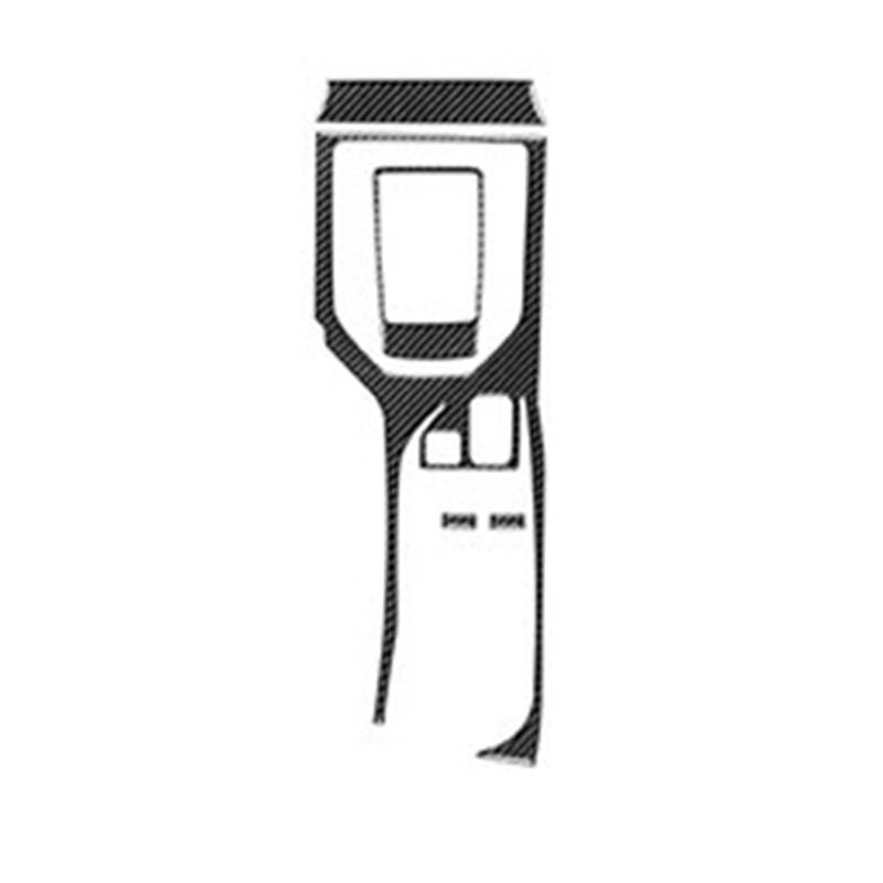 KMLONG Mittelkonsolen-Schalttafel-Aufkleber, passend for Subaru, Impreza 2017–2022, passend for Crosstrek 2018–2022, Kohlefaser-Autozubehör, dekorativ Aufkleber für Schalthebel(5 Black) von KMLONG