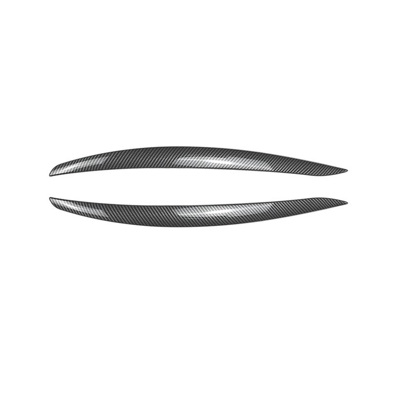 KMLONG Scheinwerfer-Augenbrauen-Aufkleber, passend for BMW 3er-Serie E90 E92 E93 M3 2005–2008, Verkleidung for Scheinwerfer-Augenlid, Auto-Frontscheinwerfer-Lichtabdeckung, Braue Autoscheinwerferblend von KMLONG