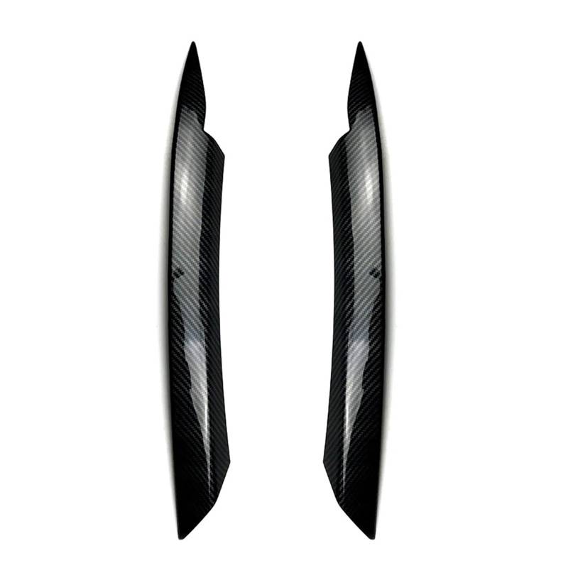 KMLONG Scheinwerfer-Augenbrauen-Aufkleber, passend for Volkswagen, passend for VW Passat B7 2010–2014, Auto-Frontscheinwerfer-Lampenabdeckung, Braue, Scheinwerfer-Augenlid-Deckelverkleidung Autoschein von KMLONG