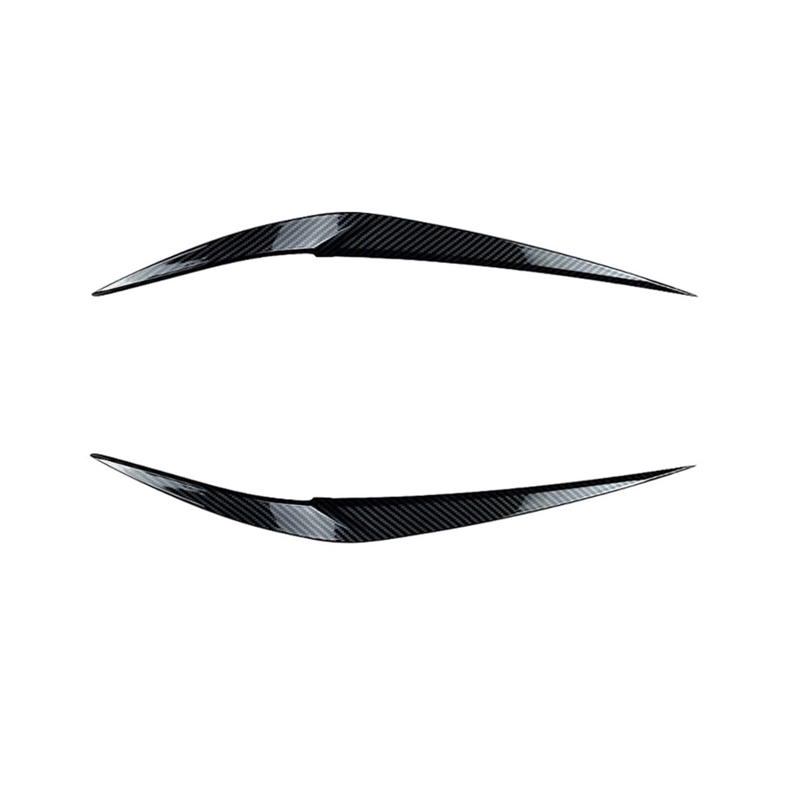 KMLONG Scheinwerfer-Augenlider, passend for BMW X1 F48 F49 2015 2016–2022, ABS-Kunststoff-Körper-Set, Spoiler, Auto-Zubehör Autoscheinwerfer-Stirn(Carbon Fiber) von KMLONG