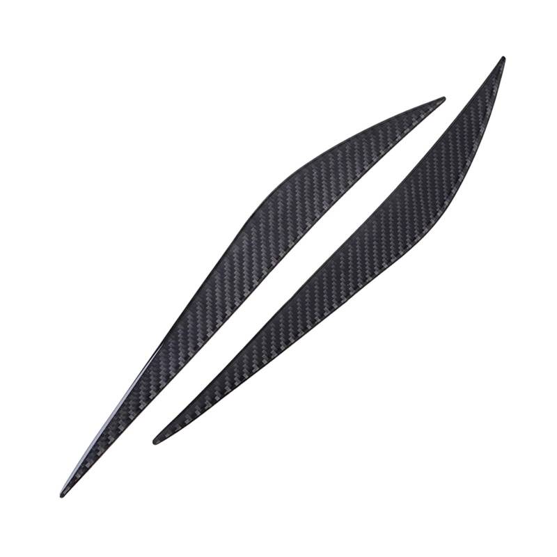 KMLONG Scheinwerferblenden, Augenbrauen, passend for BMW 3er-Serie F30 2013–2015, GT F34 2013–2017, Zierstreifen, Kohlefaser-Aufkleber, Rhyming Car Autoscheinwerferblende von KMLONG