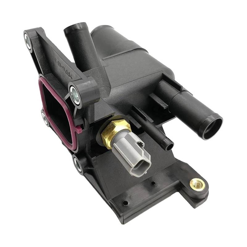 KMLONG Thermostat Motorkühlwasserauslass, passend for Mazda, 3 5 6 2006–2013 2.0L-L4, passend for Ford, LF941517Z mit Sensor Kühlmitteltemperatur-Regelventil für Autos von KMLONG