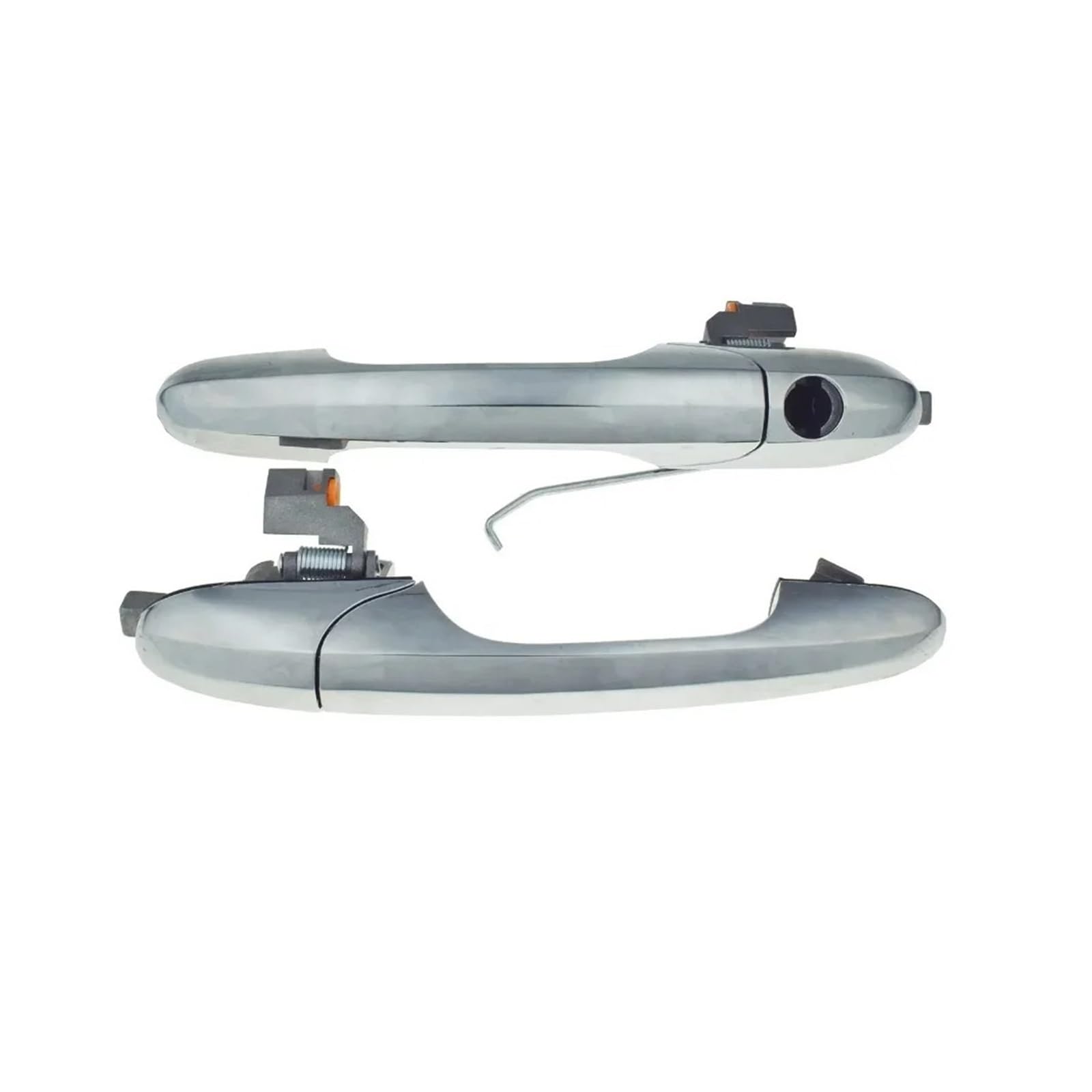 Autotürgriff außen Für FIAT 500 2007-2020 OE 735451696 735592024 735485875 735592028 Auto Chrom Außentürgriff Vorne Links Rechts Seite(Left with Hole) von KMVPVGZHCN