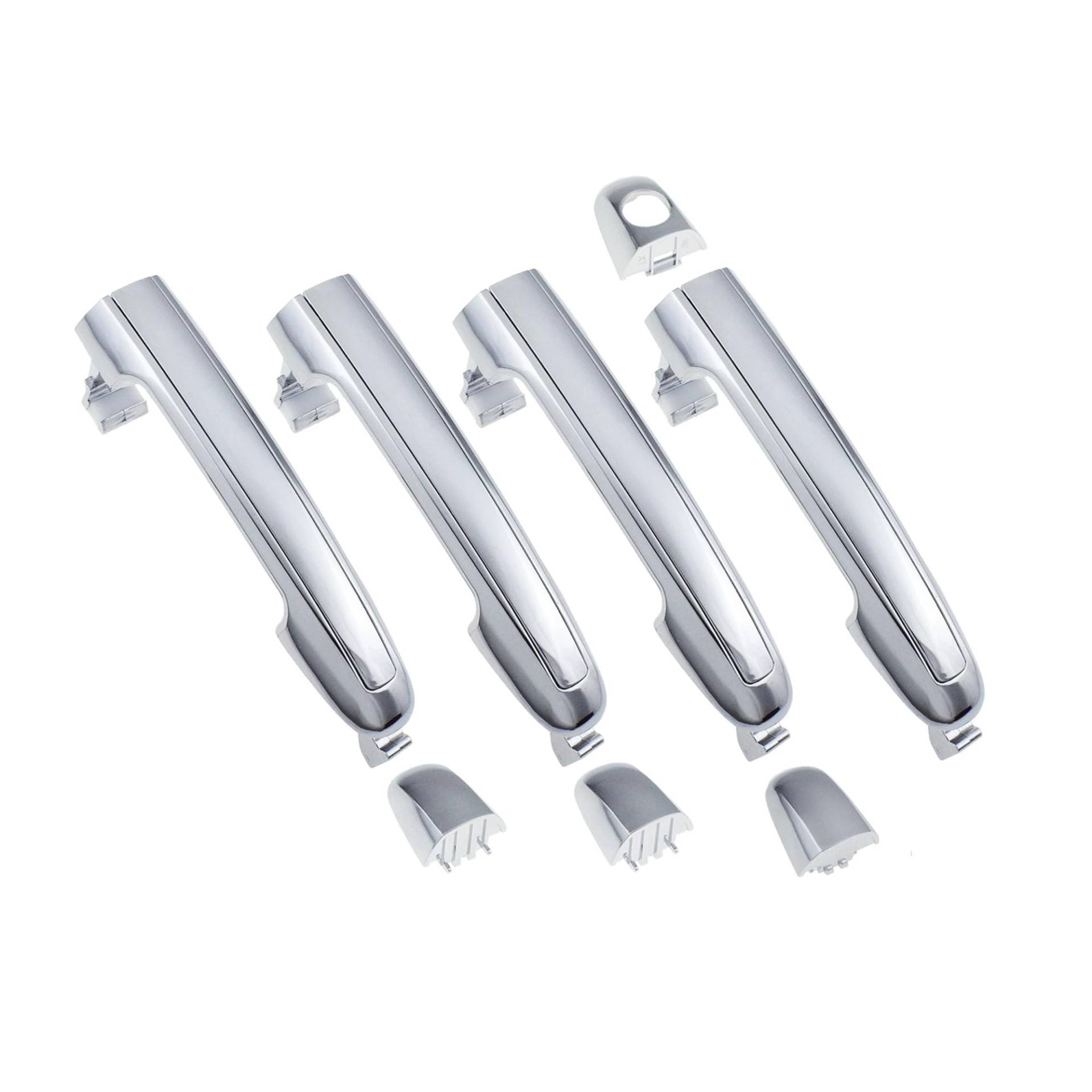 Autotürgriff außen Für Hyundai Für Sonata 2006 2007 2008 2009 2010 Vorne Hinten Links Oder Rechts 1 2 4 Pcs Schwarz Chrom Außen Auto Türgriff(4 Sides Kit Chrome) von KMVPVGZHCN