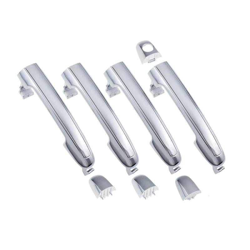 Autotürgriff außen Für Hyundai Für Sonata 2006 2007 2008 2009 2010 Vorne Hinten Links Oder Rechts 1 2 4 Pcs Schwarz Chrom Außen Auto Türgriff(4 Sides Kit Chrome) von KMVPVGZHCN