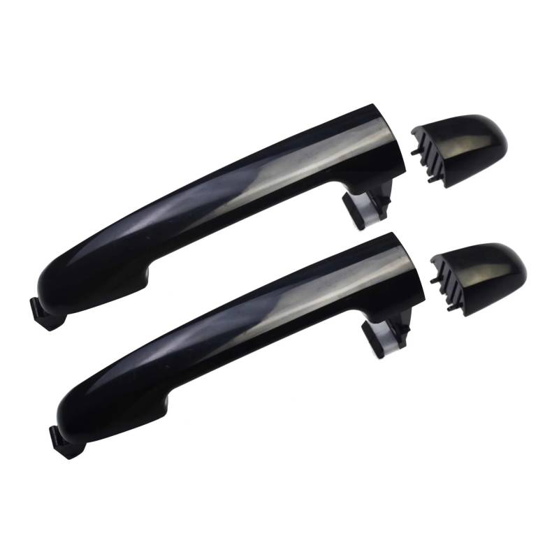 Autotürgriff außen Für Hyundai Für Sonata 2006 2007 2008 2009 2010 Vorne Hinten Links Oder Rechts 1 2 4 Pcs Schwarz Chrom Außen Auto Türgriff(Rear Pair Black) von KMVPVGZHCN