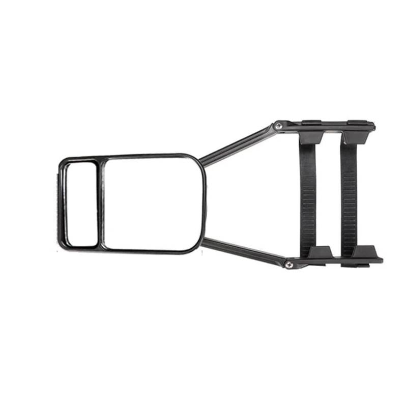 Beheiztes Spiegelglas Für Caravan Trailer Auto Abschleppspiegel Einstellbare Schleppspiegel Verlängerungsgurt Rückansicht Seitenfleck Konvexen(1pc) von KMVPVGZHCN