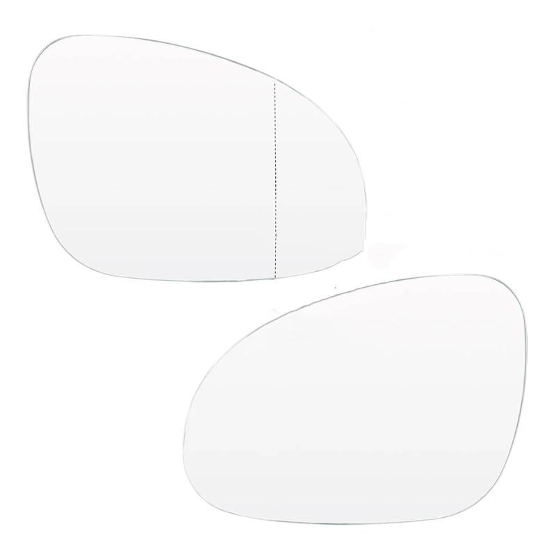 Beheiztes Spiegelglas Für VW Für Jetta Für Passat B6 2005 2006 2007 2008 2009 Beheizte Türspiegelgläser(Left Right) von KMVPVGZHCN