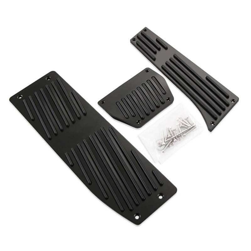 Bremspedalabdeckung Für 1,3 Serie Für X1 E39 E46 E87 E90 E91 E92 Auto Fuß Rest Pedal Auto-Gaspedal(Black Drill for at) von KMVPVGZHCN