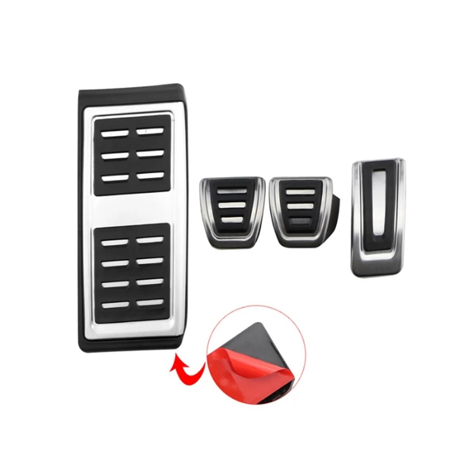 Bremspedalabdeckung Für A1 2012 2013 2014 2015 2016 2017 2018 2019 2020 2021 Edelstahl Auto Gaspedal Bremse Fußstütze Pedal Abdeckung Auto-Gaspedal(MT 3PC B) von KMVPVGZHCN
