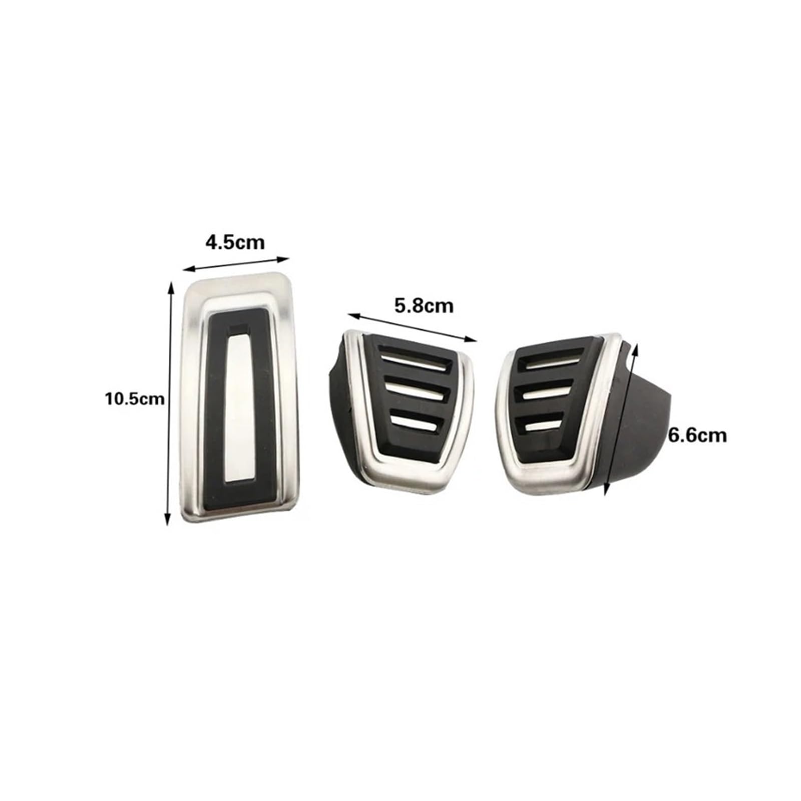 Bremspedalabdeckung Für A1 2012 2013 2014 2015 2016 2017 2018 2019 2020 2021 Edelstahl Auto Gaspedal Bremse Fußstütze Pedal Abdeckung Auto-Gaspedal(at 2PC) von KMVPVGZHCN