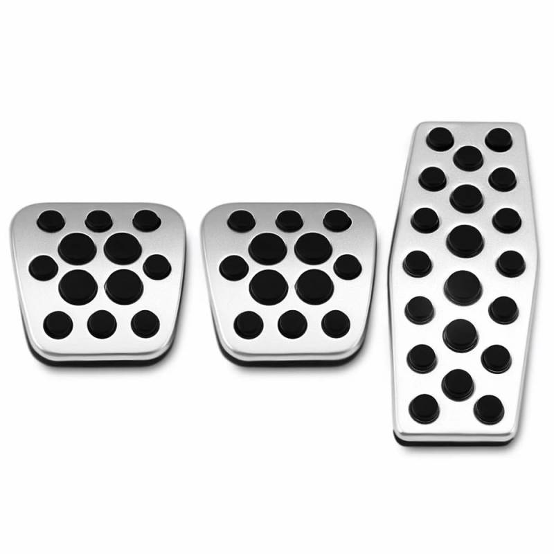 Bremspedalabdeckung Für Buick Für Hideo 2009 2010 2011 2012 2013 2014 Edelstahl Accelerator Gas Bremse Auto-Gaspedal(Aluminium NO Clip MT) von KMVPVGZHCN