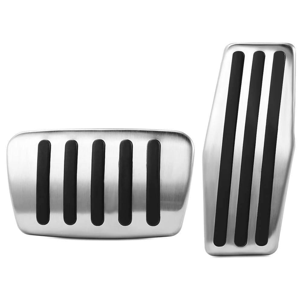 Bremspedalabdeckung Für Buick Für Hideo 2009 2010 2011 2012 2013 2014 Edelstahl Accelerator Gas Bremse Auto-Gaspedal(Steel NO Clip 2pc at) von KMVPVGZHCN