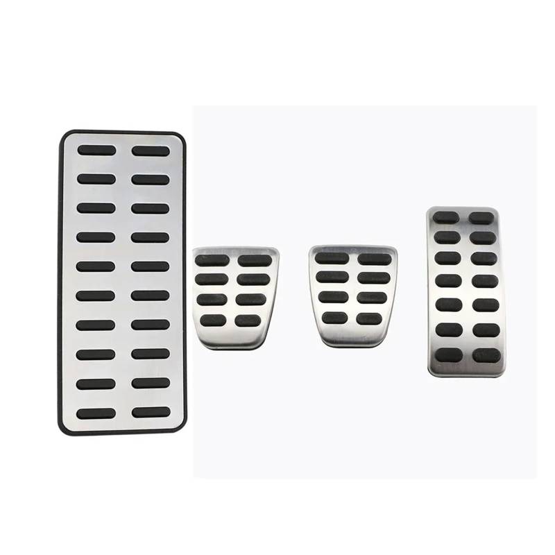 Bremspedalabdeckung Für Kia Für Rio Für Soul K2 KX3 Gas Accelerator Bremse Kupplung Fußstütze Pedal Abdeckung Auto-Gaspedal(MT with Rest) von KMVPVGZHCN