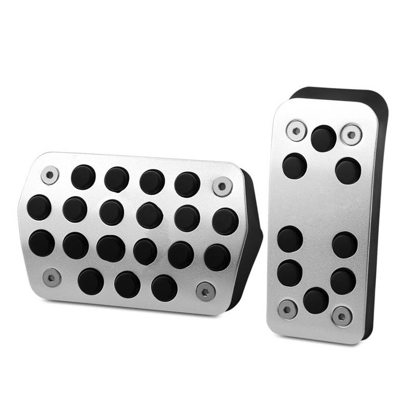 Bremspedalabdeckung Für Kuga Escape RS ST 2005 2006-2017 Kupplung Gas Bremspedal Set Pads Edelstahl Auto Pedale Abdeckungen Auto-Gaspedal(Red ST at No Rest) von KMVPVGZHCN