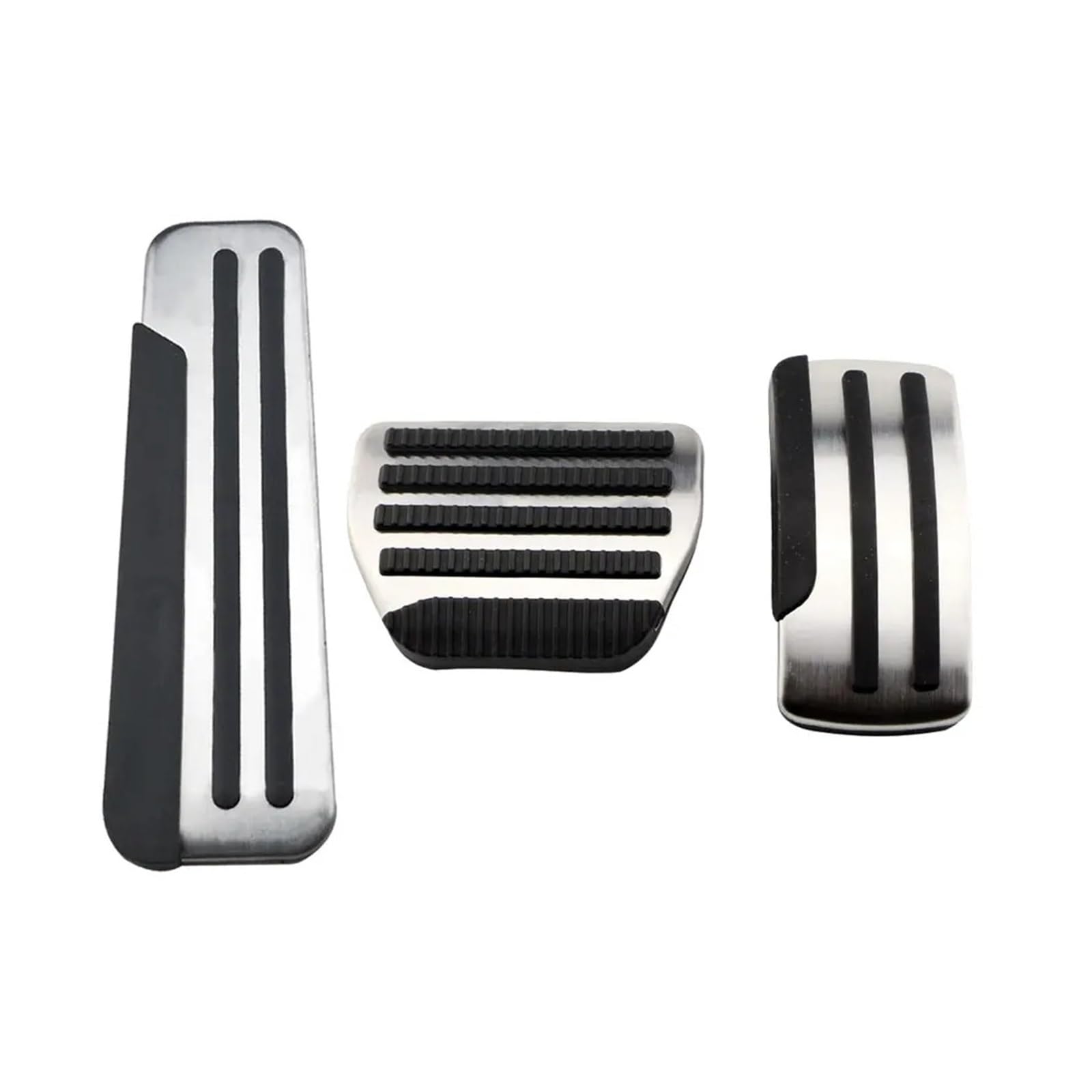 Bremspedalabdeckung Für Nissan Für Qashqai J10 2012 2013 2014 2015 Edelstahl Auto Pedale at MT Pedal Abdeckung Zubehör Auto-Gaspedal(3Pcs at with Rest) von KMVPVGZHCN