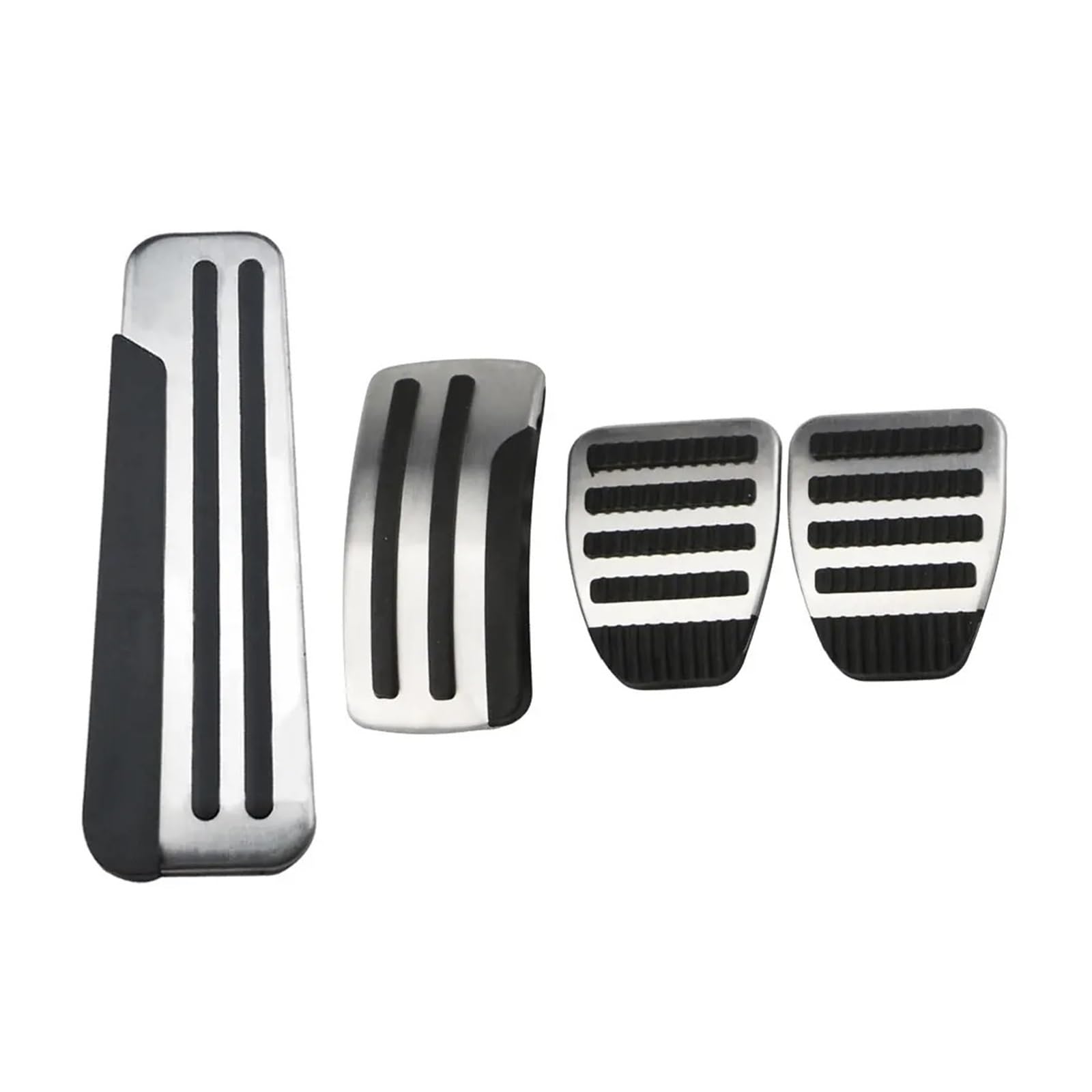Bremspedalabdeckung Für Nissan Für Qashqai J10 2012 2013 2014 2015 Edelstahl Auto Pedale at MT Pedal Abdeckung Zubehör Auto-Gaspedal(4Pcs MT with Rest) von KMVPVGZHCN