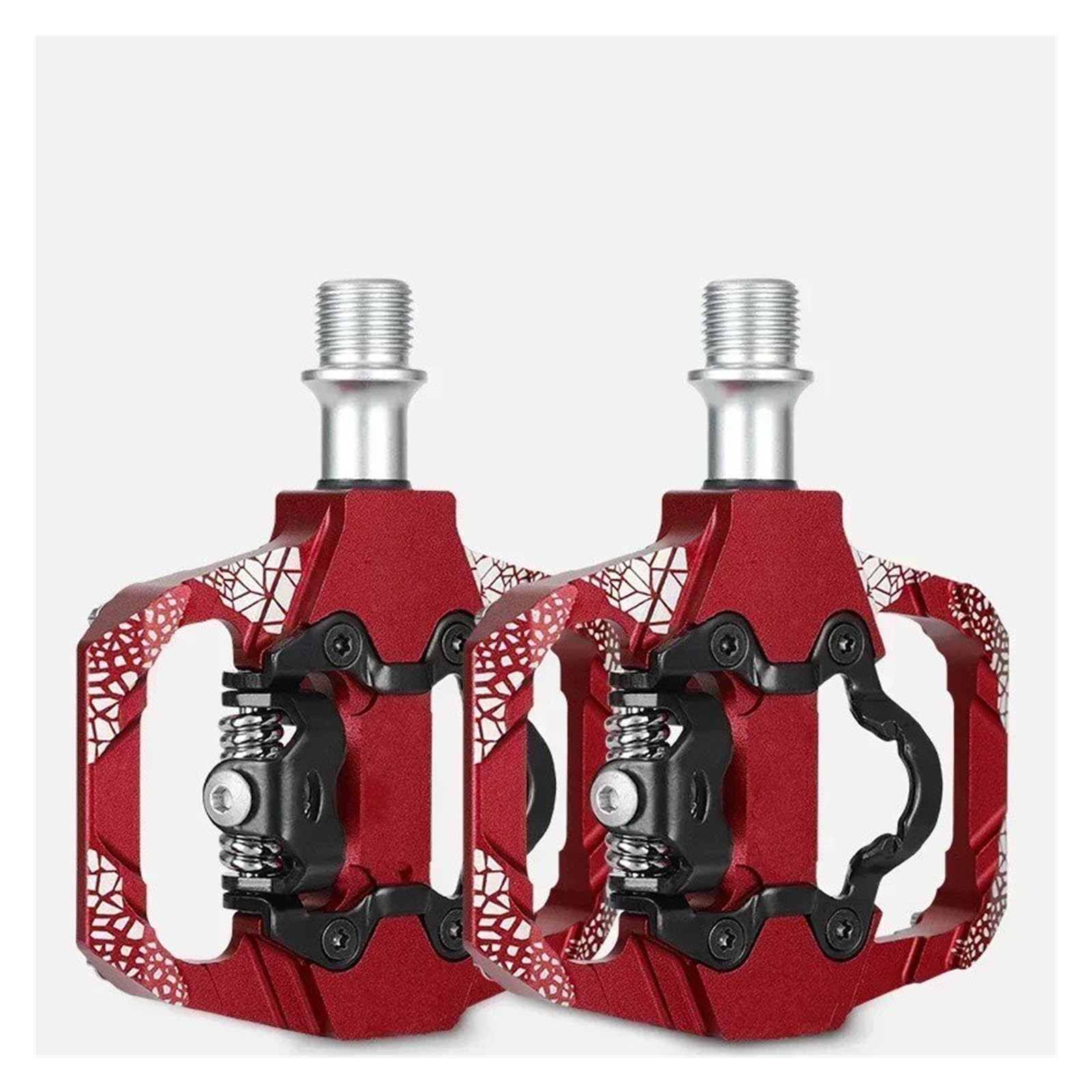 Bremspedalabdeckung Für SPD-System MTB Rennrad Pedale Anti-Rutsch-Lager Radfahren Zubehör Auto-Gaspedal(086 Red) von KMVPVGZHCN