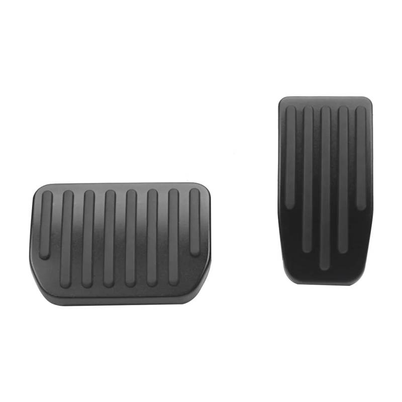 Bremspedalabdeckung Für Tesla Für Modell Für 3 Y 2021 Edelstahl Gaspedal Bremse Rest Pedale Auto Rest Fußstütze Fußpedale Auto-Gaspedal(2Pcs Black Pad) von KMVPVGZHCN