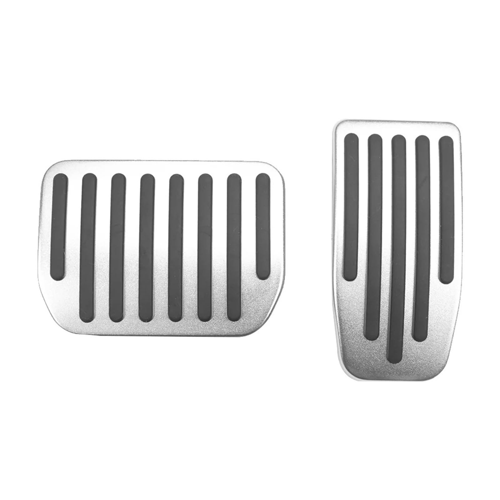 Bremspedalabdeckung Für Tesla Für Modell Für 3 Y 2021 Edelstahl Gaspedal Bremse Rest Pedale Auto Rest Fußstütze Fußpedale Auto-Gaspedal(2Pcs Silver Pad) von KMVPVGZHCN
