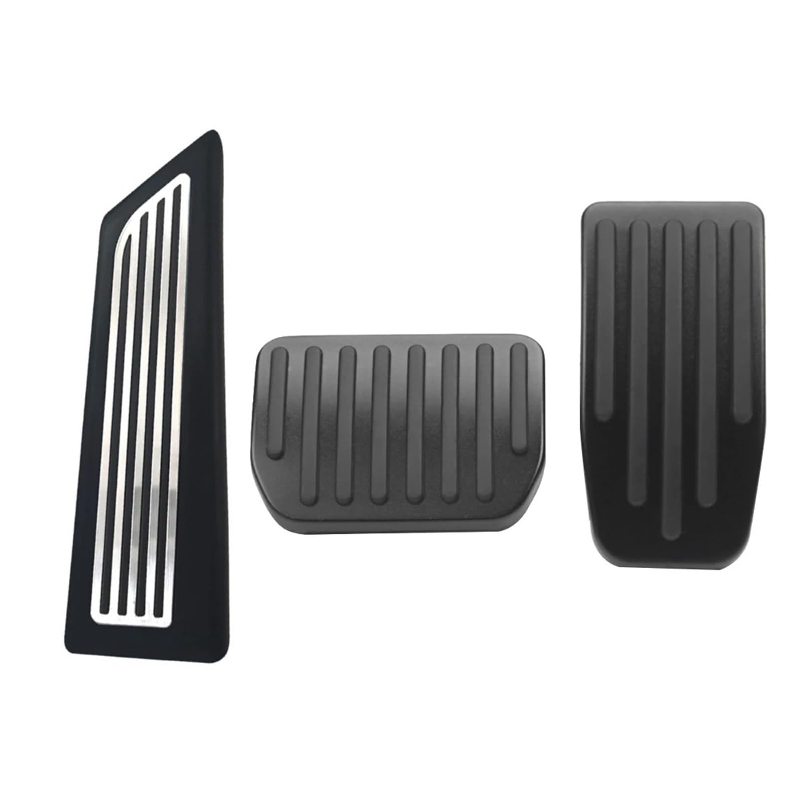 Bremspedalabdeckung Für Tesla Für Modell Für 3 Y 2021 Edelstahl Gaspedal Bremse Rest Pedale Auto Rest Fußstütze Fußpedale Auto-Gaspedal(3Pcs Black Pad) von KMVPVGZHCN
