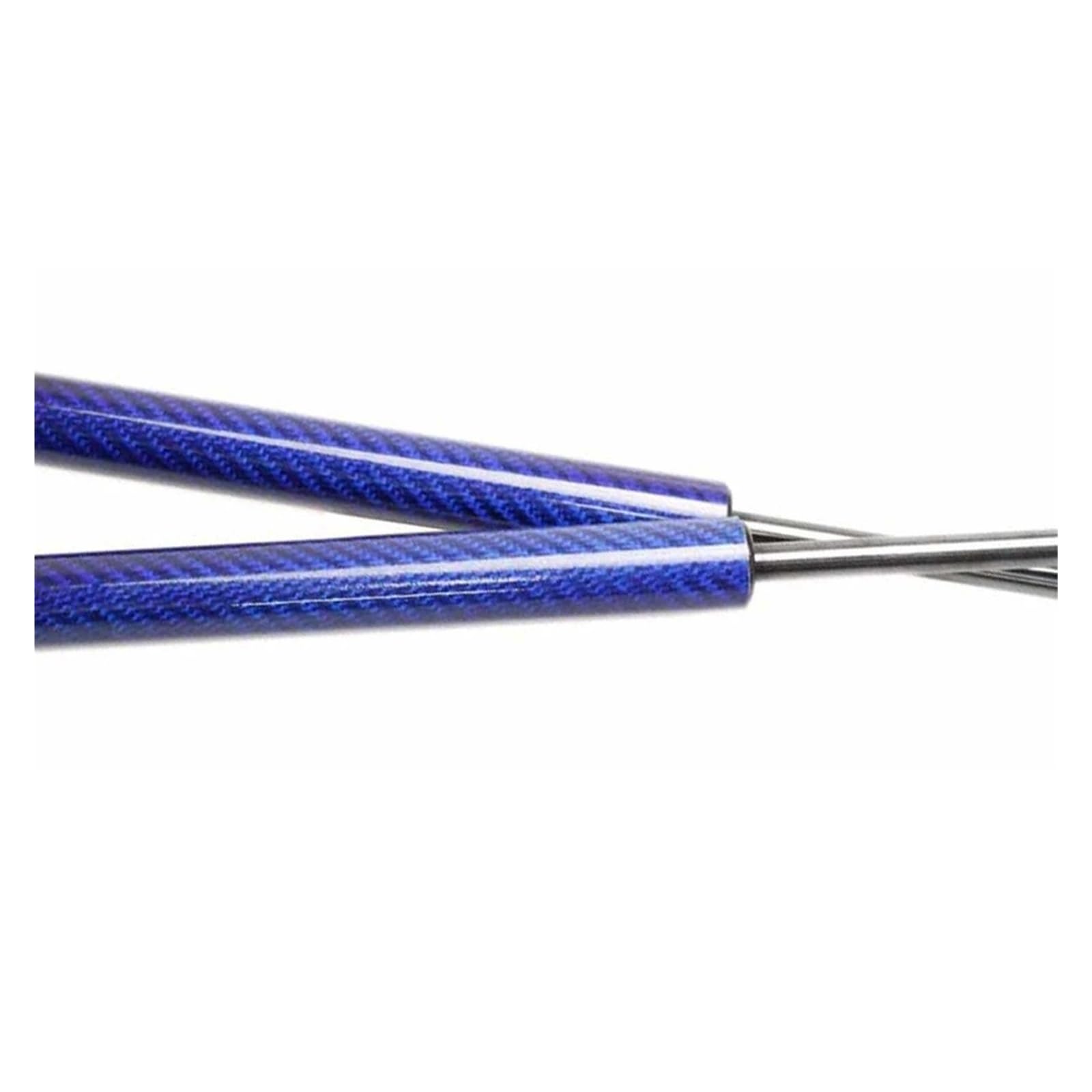 Kofferraum Gasfeder Für Hyundai Starex A1 H-1 IMax ILoad H300 I800 1997-2007 Van Heckklappe Trunk Lift Unterstützung Gas Streben Schock Dämpfer 755mm Motorhaube Gasfeder(Blue Carbon Fiber) von KMVPVGZHCN