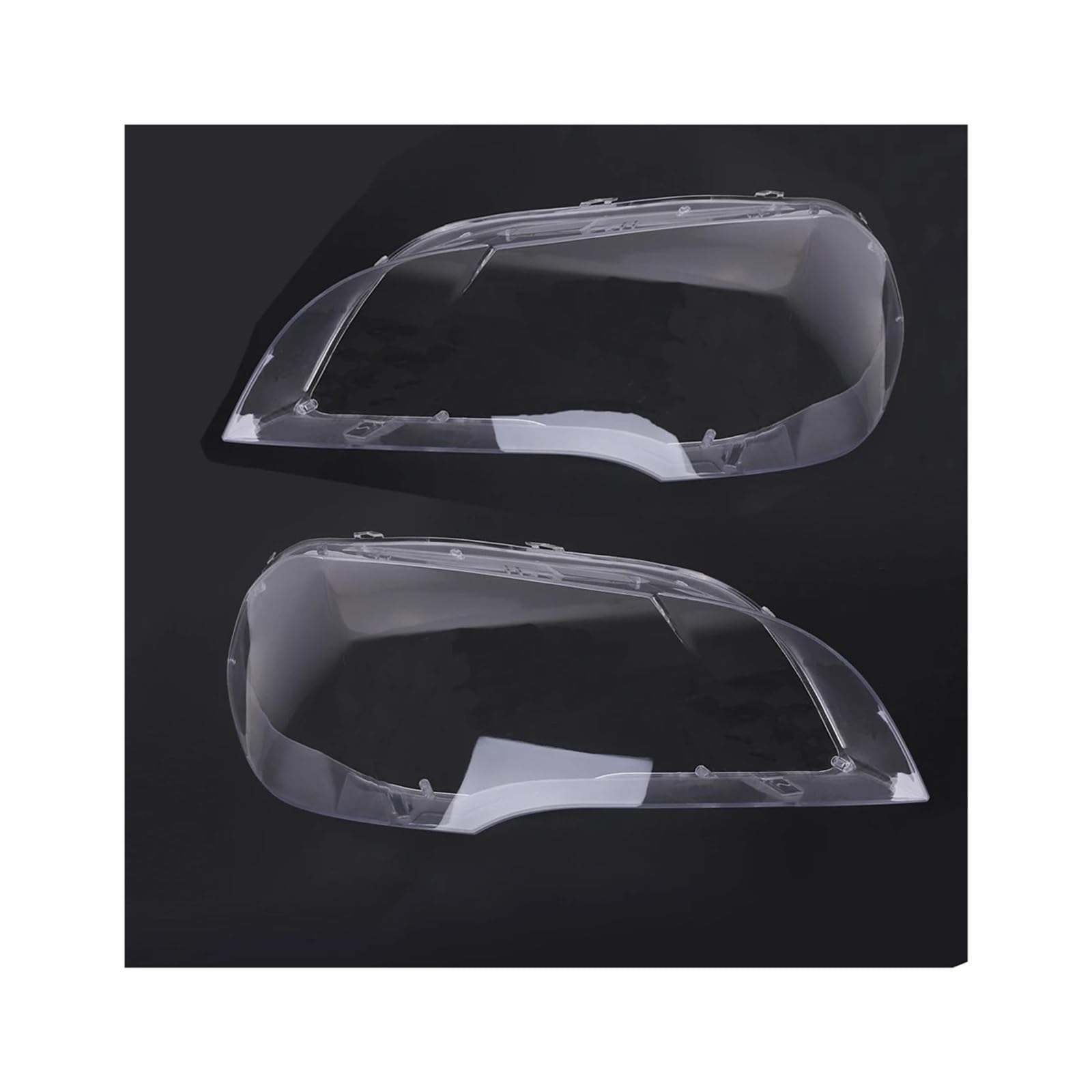 Lampenschirm vorne links und rechts Für X5 E70 2007-2013 XDrive 30i/35i/40i/48i/50i/35d/40d Auto Front Scheinwerfer Abdeckung Scheinwerfer Lampcover Glas Shell 63117288995(Left and Right) von KMVPVGZHCN