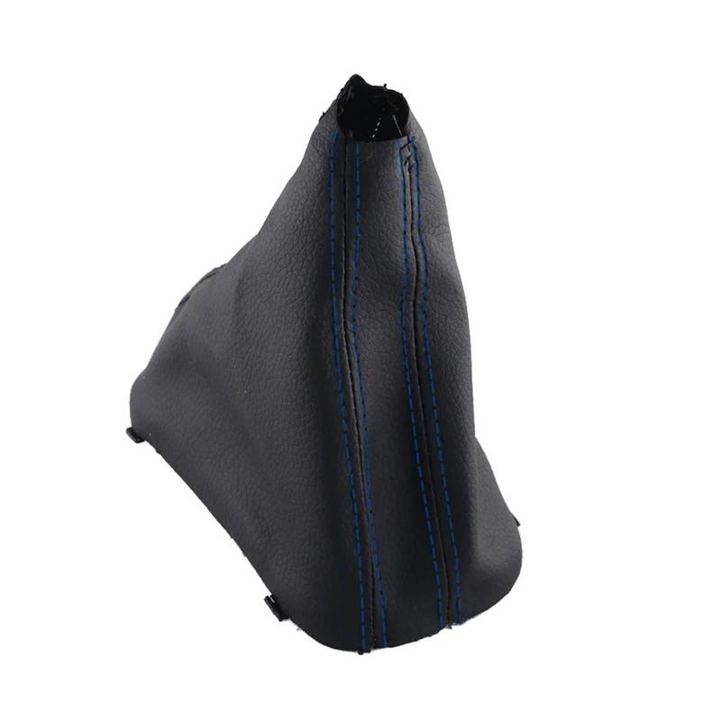 Schaltknäufe Für VW Für Golf 5 V 6 VI Für EOS Schaltknauf Leder Gamasche Boot Abdeckung Hebel Shifter Griff Schaltsack Schaltmanschette(Blue line Boot) von KMVPVGZHCN