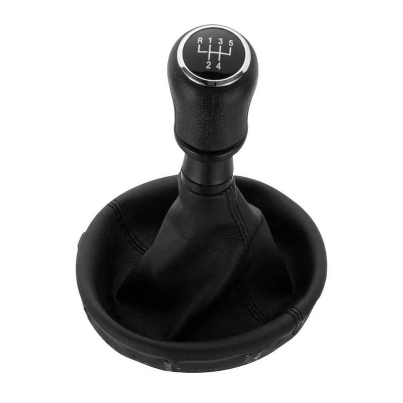 Schaltknäufe Für VW Für Transporter T5 T5.1 T6 Gp 2003-2007 2008 2009 2010 2011 Auto Schalthebel Schaltknauf Leder Gamasche Boot Abdeckung 5 6 Geschwindigkeit Schaltsack Schaltmanschette(Black 5 Speed von KMVPVGZHCN