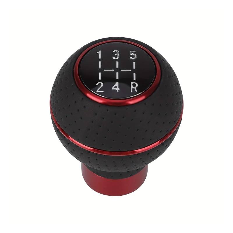 Schaltknäufe Universal Auto Modifikation Getriebe Kopf Schaltknauf Auto Modifikation Getriebe Kopf Schaltsack Schaltmanschette(Red) von KMVPVGZHCN