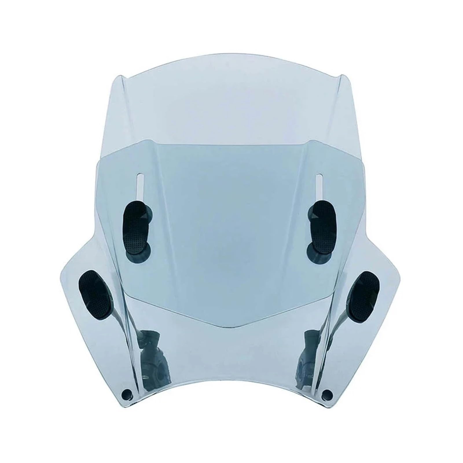 Windschild Für CB 300 400 500 F CB 300F 400F 500F Windschutzscheibe Motorrad Windabweiser Clamp-On Variable Windschutzscheibe Spoiler Motorrad-Windschutzscheibe(Adjust Light Grey) von KMVPVGZHCN