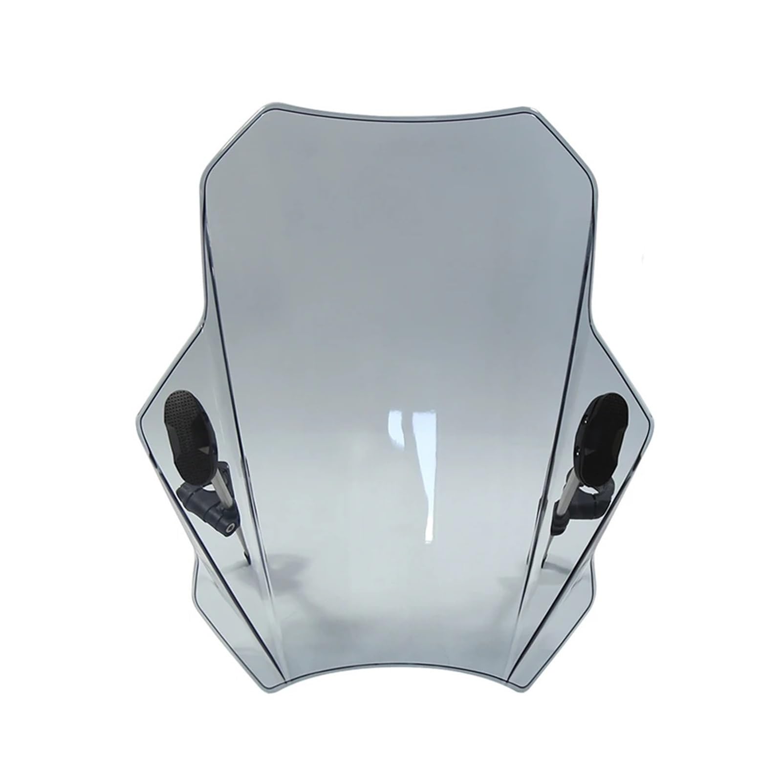 Windschild Für CB 300 400 500 F CB 300F 400F 500F Windschutzscheibe Motorrad Windabweiser Clamp-On Variable Windschutzscheibe Spoiler Motorrad-Windschutzscheibe(Light Grey) von KMVPVGZHCN