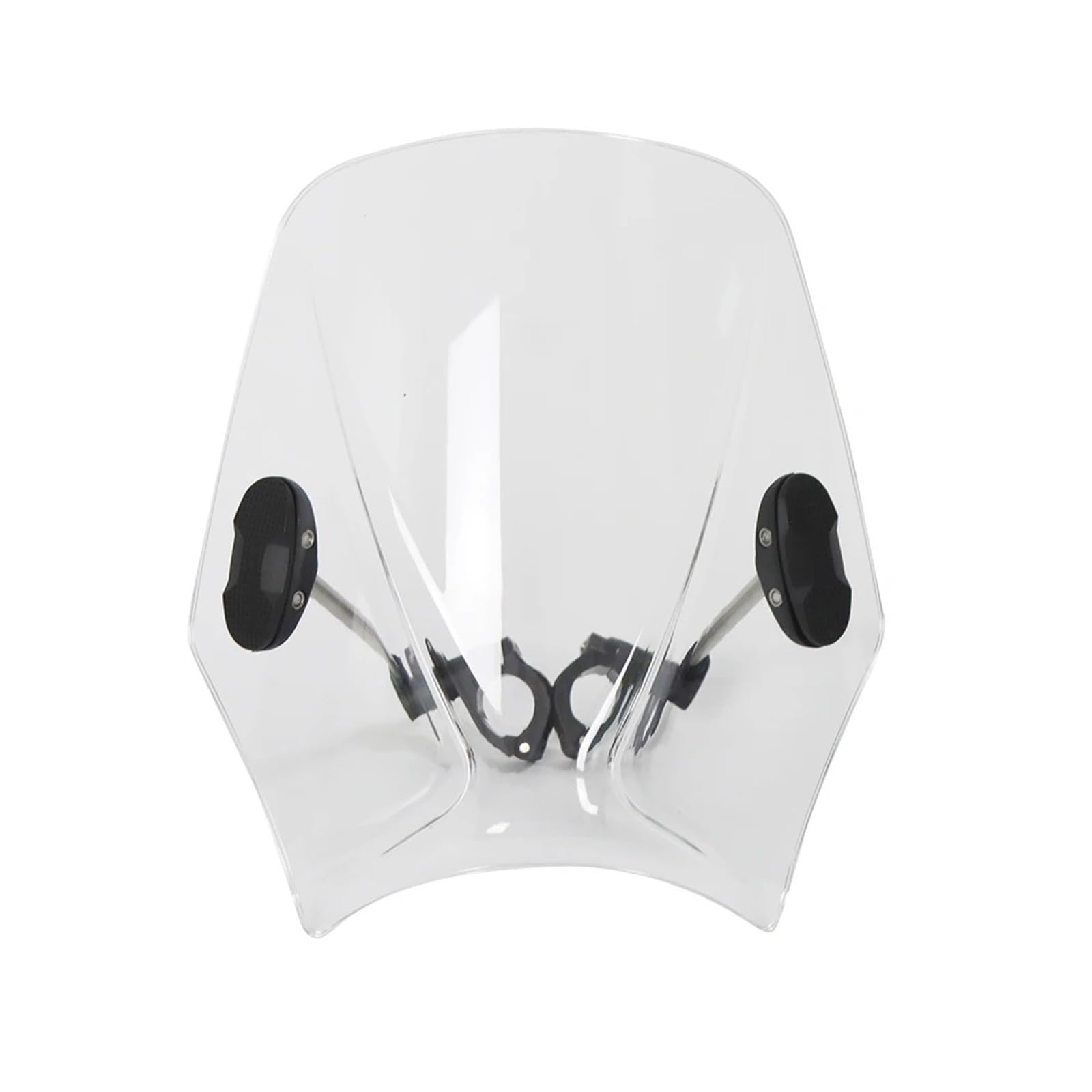 Windschild Für CB 300 400 500 F CB 300F 400F 500F Windschutzscheibe Motorrad Windabweiser Clamp-On Variable Windschutzscheibe Spoiler Motorrad-Windschutzscheibe(Retro Transparent) von KMVPVGZHCN