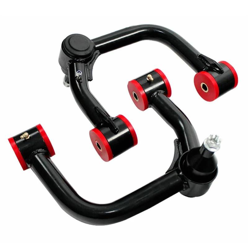 Kompatibel mit 2003–2022 Toyota 4 Runner FJ Cruiser, schwarzes Paar obere Aluminium-Querlenker, 2–4 Zoll Lift-Kit, PU-Buchsen von KNAVOPLEX