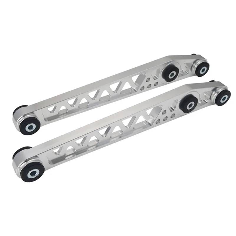 Silberne Aufhängung Billet hinten unten Querlenker kompatibel mit Civic EG 1988-1995 LCA von KNAVOPLEX