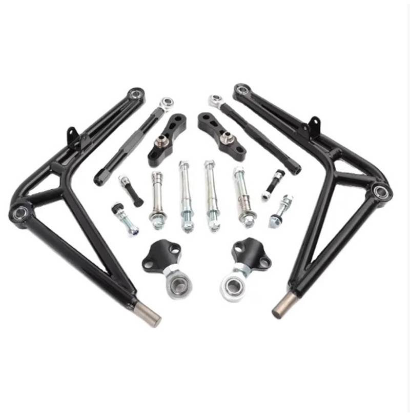 Vorderer unterer Querlenker, kompatibel mit BMW E46 Drift-Version, komplettes Winkel-Kit YZ063 von KNAVOPLEX