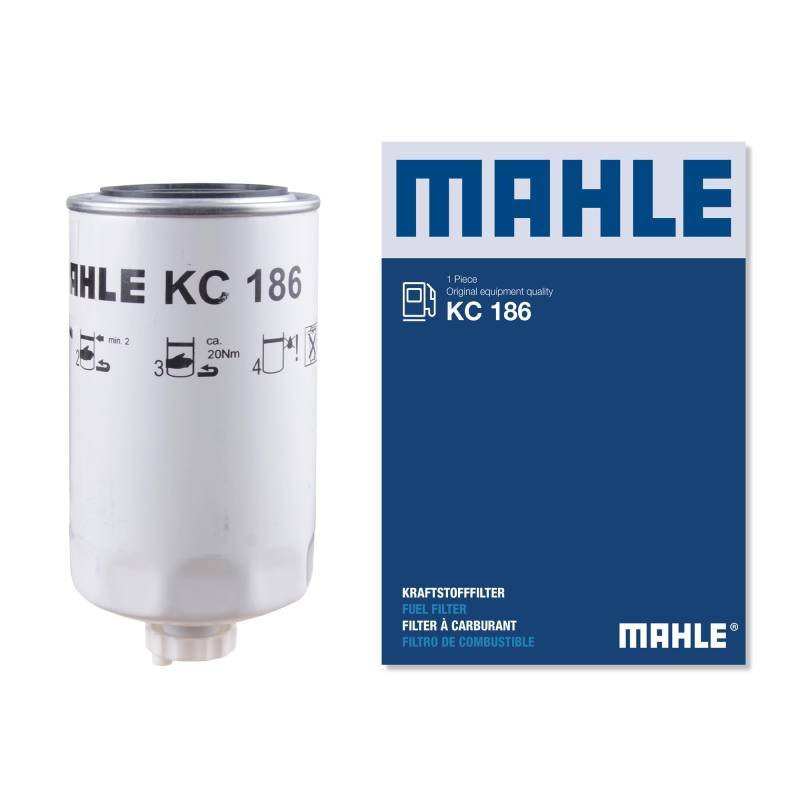 MAHLE KC 186 Kraftstofffilter Anschraubfilter 95,2MMu.a. passend für DAILY III Kasten von MAHLE