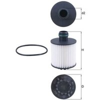 Ölfilter KNECHT OX 1171D von Knecht